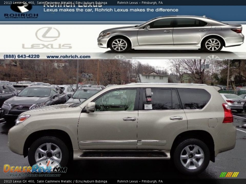 2013 Lexus GX 460 Satin Cashmere Metallic / Ecru/Auburn Bubinga Photo #1