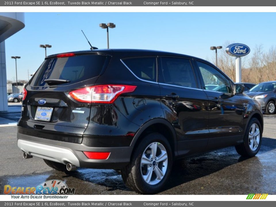 2013 Ford Escape SE 1.6L EcoBoost Tuxedo Black Metallic / Charcoal Black Photo #3