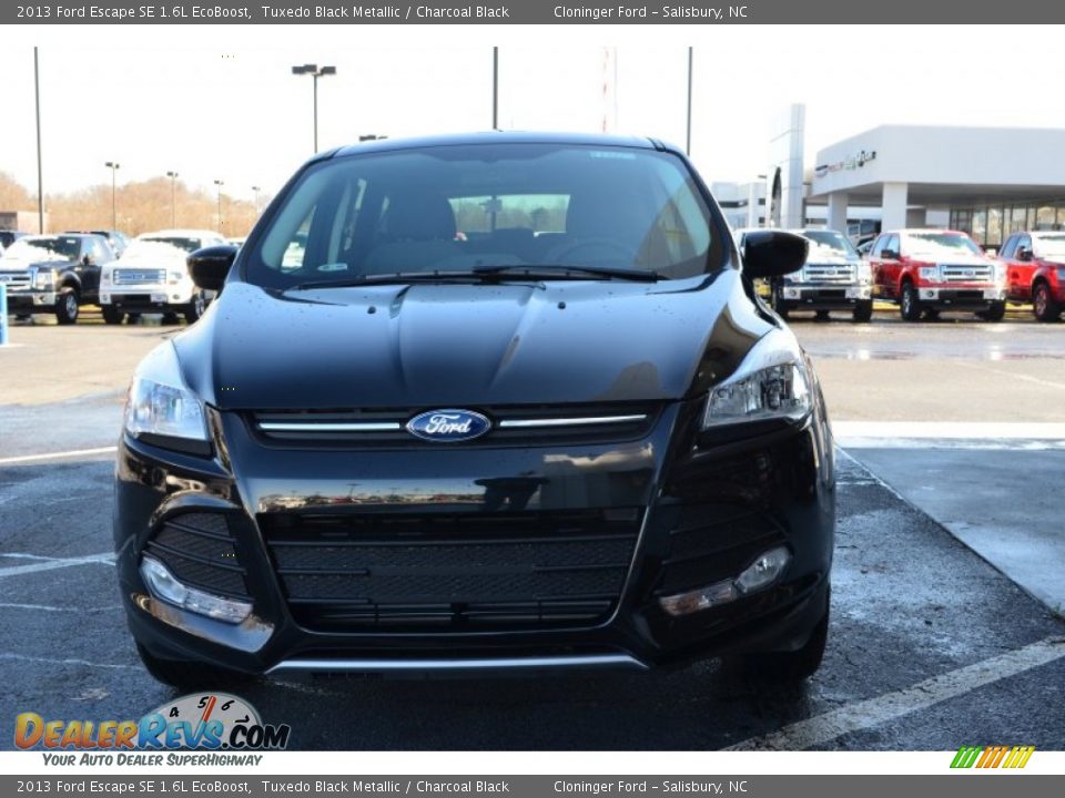 2013 Ford Escape SE 1.6L EcoBoost Tuxedo Black Metallic / Charcoal Black Photo #7