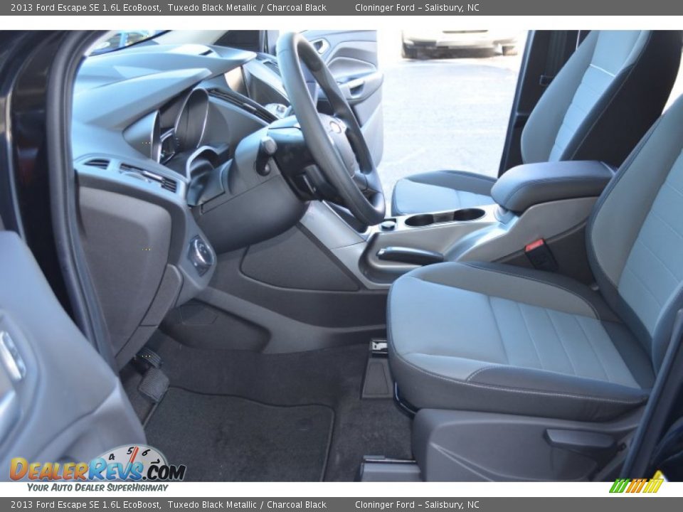2013 Ford Escape SE 1.6L EcoBoost Tuxedo Black Metallic / Charcoal Black Photo #10