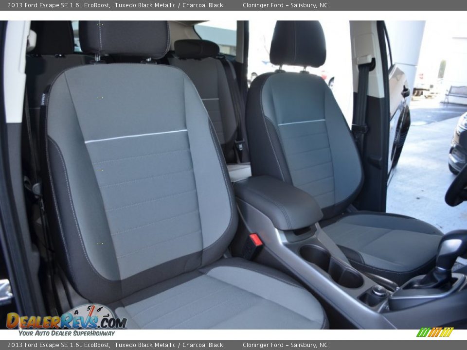 2013 Ford Escape SE 1.6L EcoBoost Tuxedo Black Metallic / Charcoal Black Photo #19