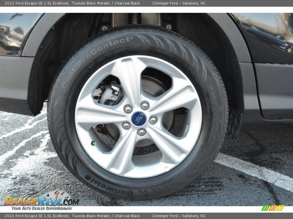 2013 Ford Escape SE 1.6L EcoBoost Tuxedo Black Metallic / Charcoal Black Photo #20