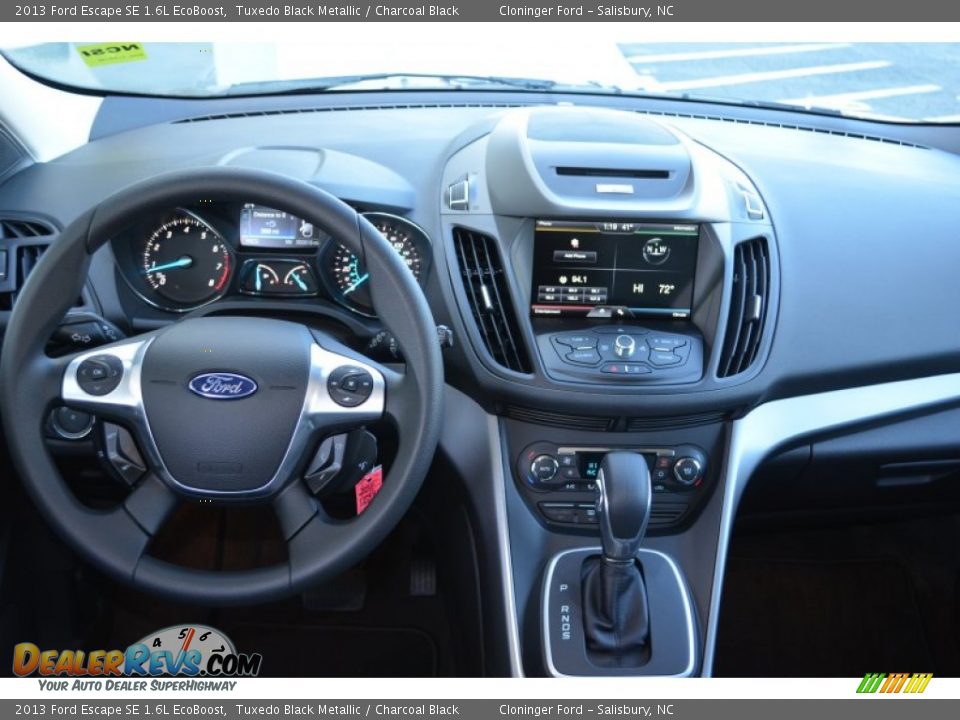 2013 Ford Escape SE 1.6L EcoBoost Tuxedo Black Metallic / Charcoal Black Photo #23