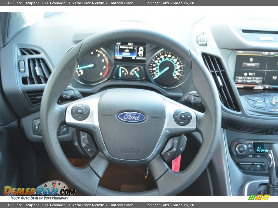 2013 Ford Escape SE 1.6L EcoBoost Tuxedo Black Metallic / Charcoal Black Photo #24