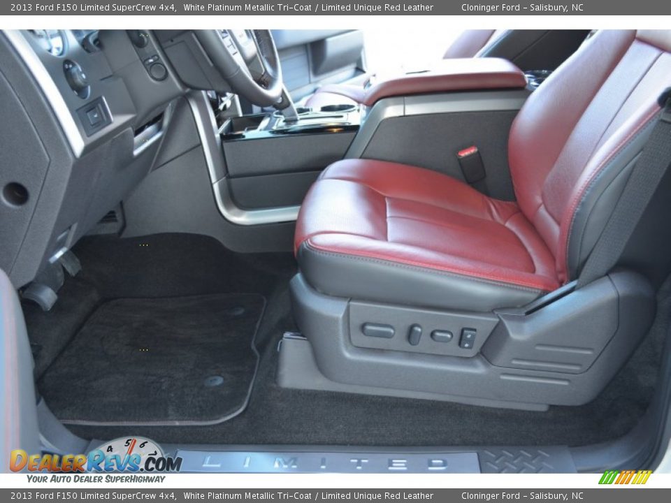 Front Seat of 2013 Ford F150 Limited SuperCrew 4x4 Photo #10