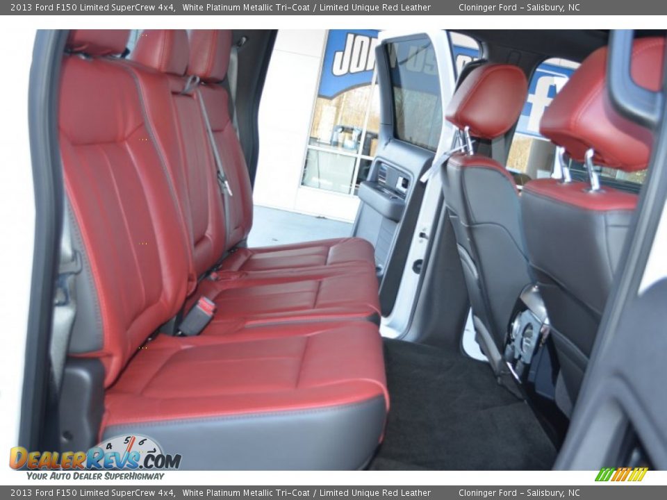 Rear Seat of 2013 Ford F150 Limited SuperCrew 4x4 Photo #13