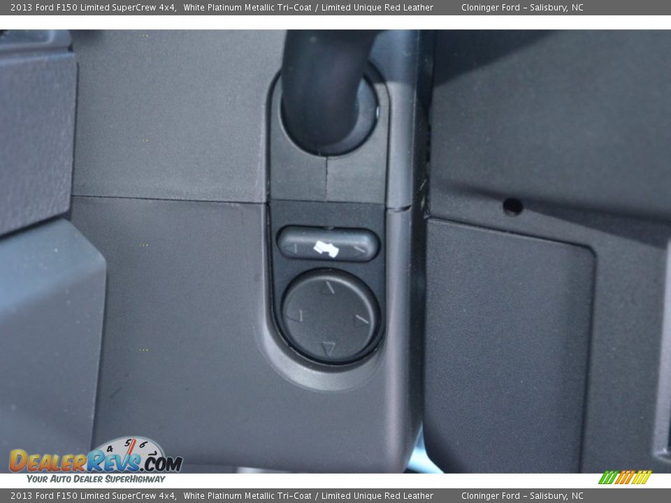 2013 Ford F150 Limited SuperCrew 4x4 White Platinum Metallic Tri-Coat / Limited Unique Red Leather Photo #29