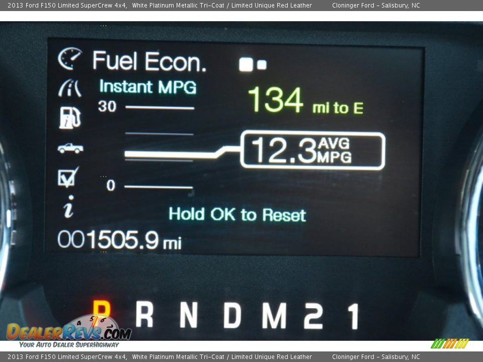 2013 Ford F150 Limited SuperCrew 4x4 Gauges Photo #32