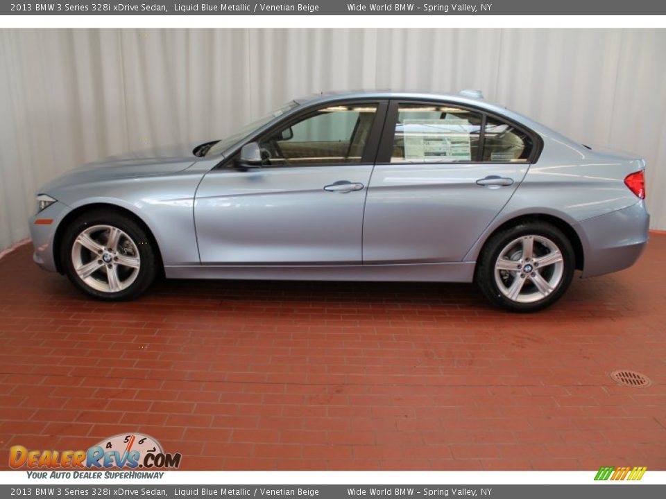 Liquid Blue Metallic 2013 BMW 3 Series 328i xDrive Sedan Photo #4