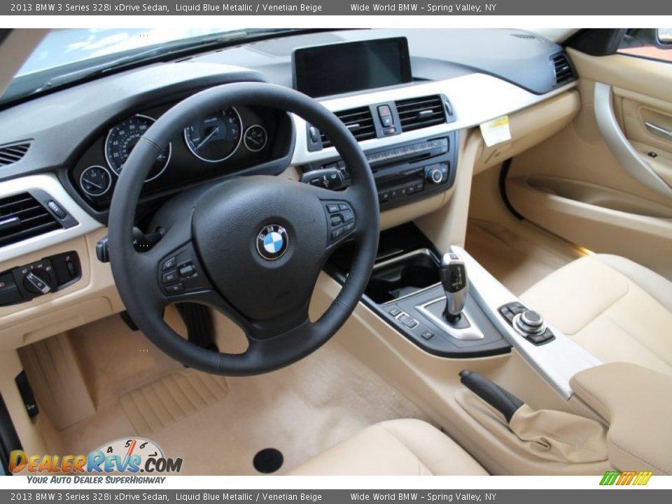 Venetian Beige Interior - 2013 BMW 3 Series 328i xDrive Sedan Photo #8