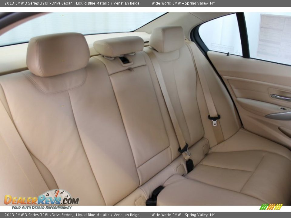 Rear Seat of 2013 BMW 3 Series 328i xDrive Sedan Photo #11