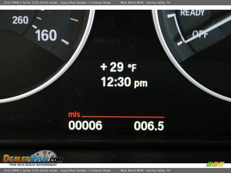 2013 BMW 3 Series 328i xDrive Sedan Liquid Blue Metallic / Venetian Beige Photo #14