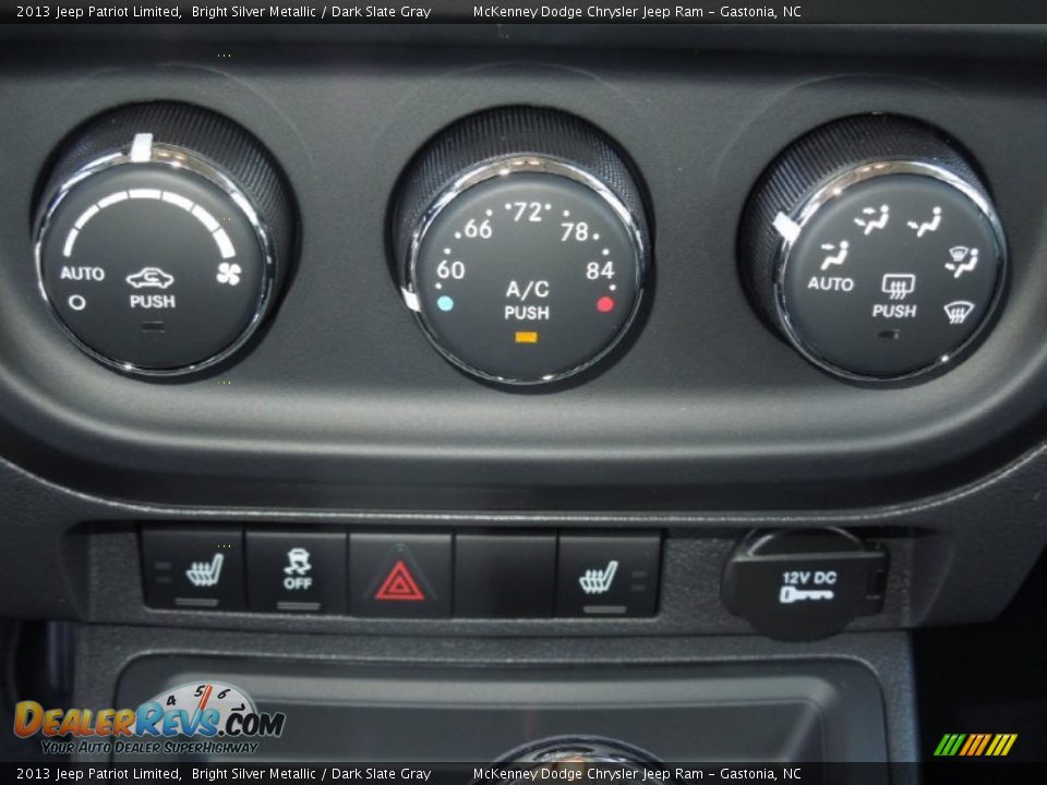 Controls of 2013 Jeep Patriot Limited Photo #15