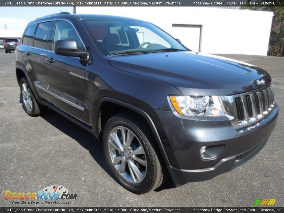 2013 Jeep Grand Cherokee Laredo 4x4 Maximum Steel Metallic / Dark Graystone/Medium Graystone Photo #1
