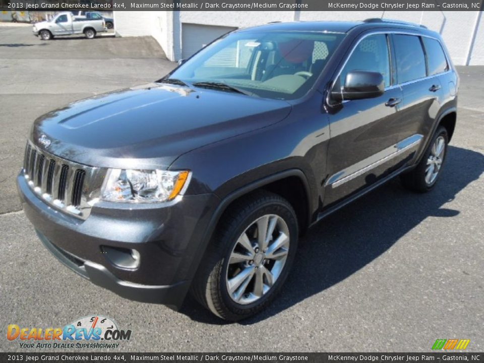2013 Jeep Grand Cherokee Laredo 4x4 Maximum Steel Metallic / Dark Graystone/Medium Graystone Photo #2