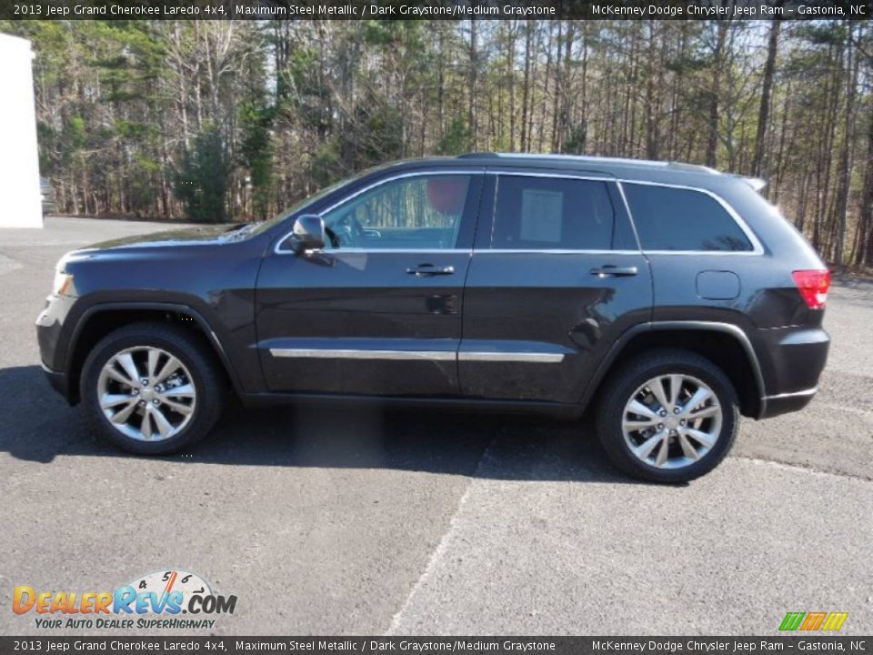 2013 Jeep Grand Cherokee Laredo 4x4 Maximum Steel Metallic / Dark Graystone/Medium Graystone Photo #3
