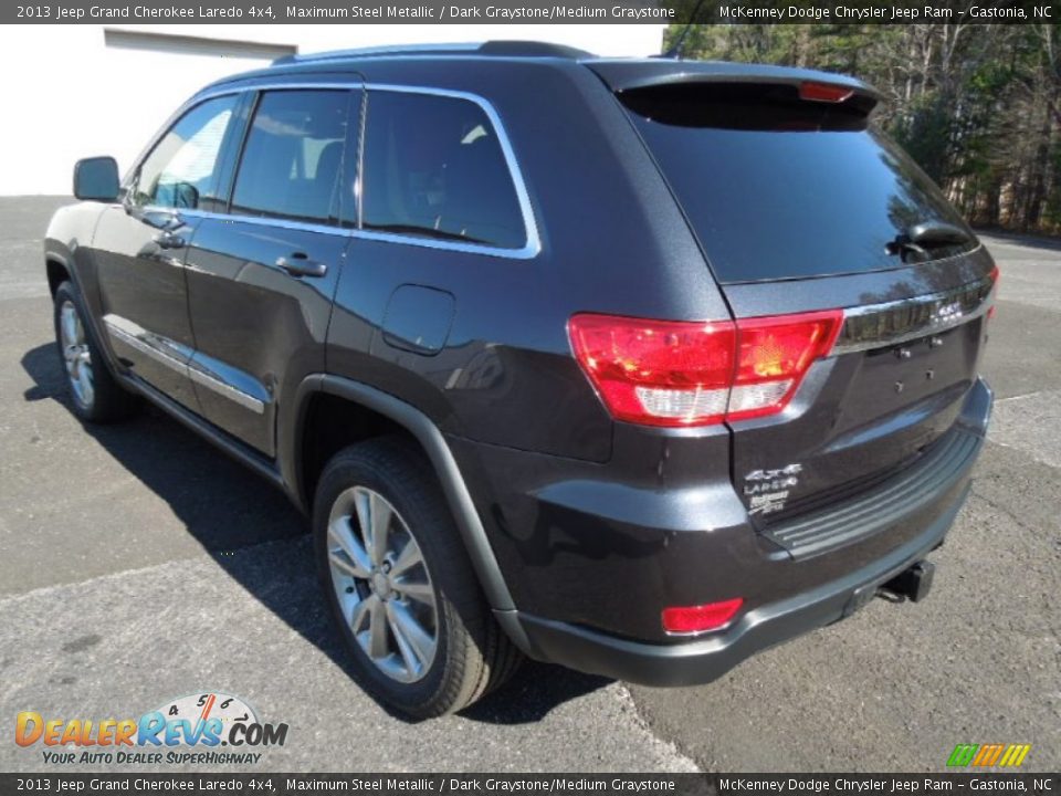 2013 Jeep Grand Cherokee Laredo 4x4 Maximum Steel Metallic / Dark Graystone/Medium Graystone Photo #4