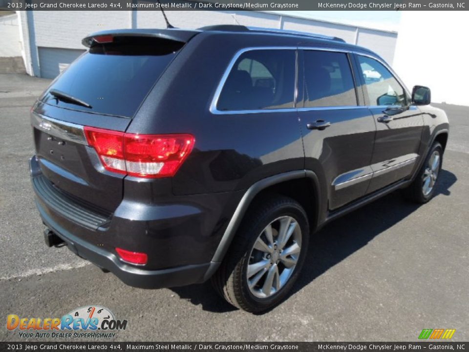2013 Jeep Grand Cherokee Laredo 4x4 Maximum Steel Metallic / Dark Graystone/Medium Graystone Photo #5