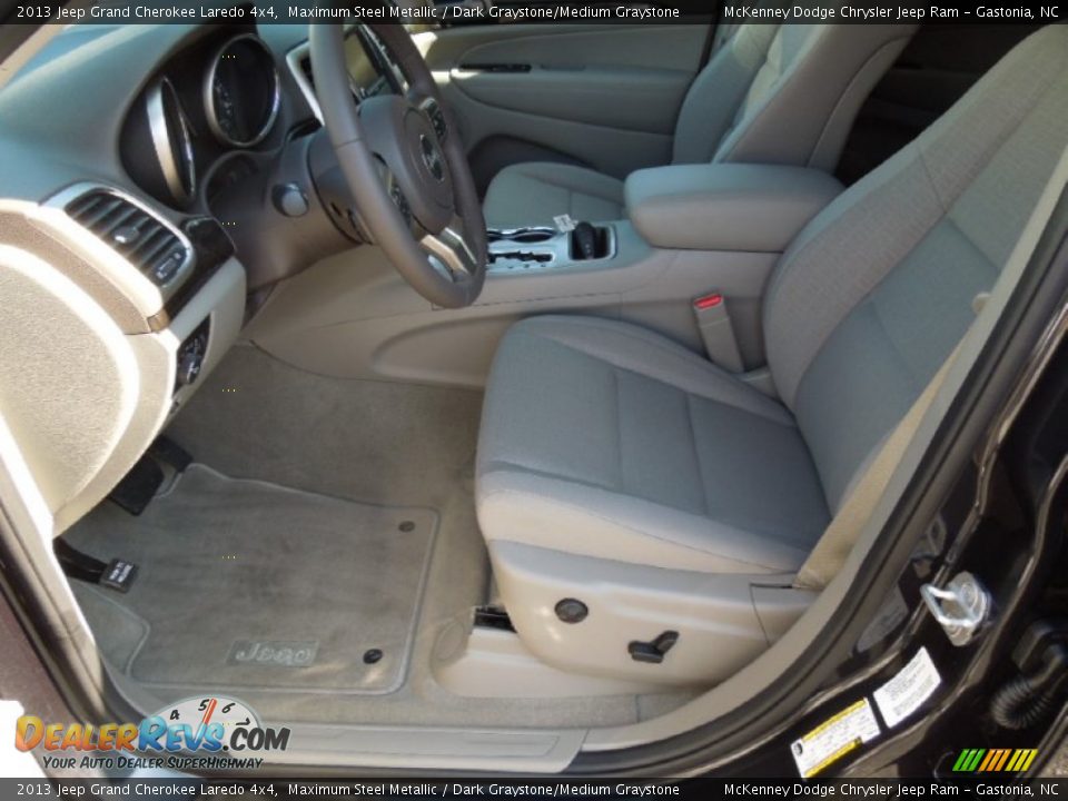 2013 Jeep Grand Cherokee Laredo 4x4 Maximum Steel Metallic / Dark Graystone/Medium Graystone Photo #8