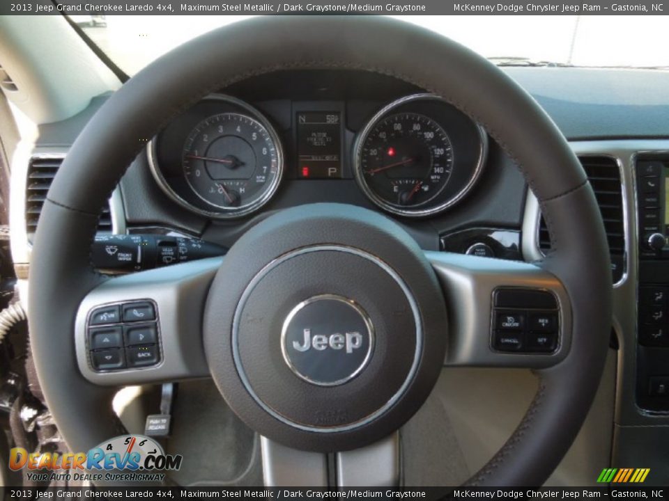 2013 Jeep Grand Cherokee Laredo 4x4 Maximum Steel Metallic / Dark Graystone/Medium Graystone Photo #15