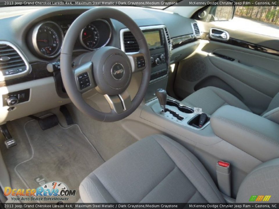 2013 Jeep Grand Cherokee Laredo 4x4 Maximum Steel Metallic / Dark Graystone/Medium Graystone Photo #24