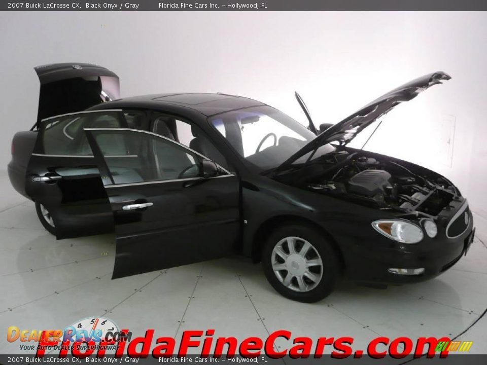 2007 Buick LaCrosse CX Black Onyx / Gray Photo #7