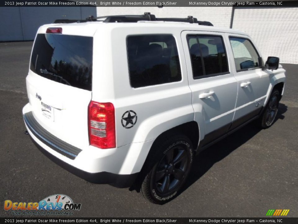 2013 Jeep Patriot Oscar Mike Freedom Edition 4x4 Bright White / Freedom Edition Black/Silver Photo #5