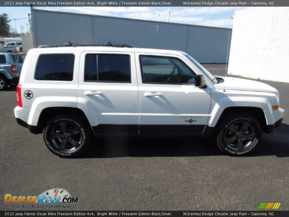 2013 Jeep Patriot Oscar Mike Freedom Edition 4x4 Bright White / Freedom Edition Black/Silver Photo #6