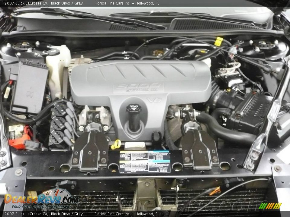 2007 Buick LaCrosse CX Black Onyx / Gray Photo #9
