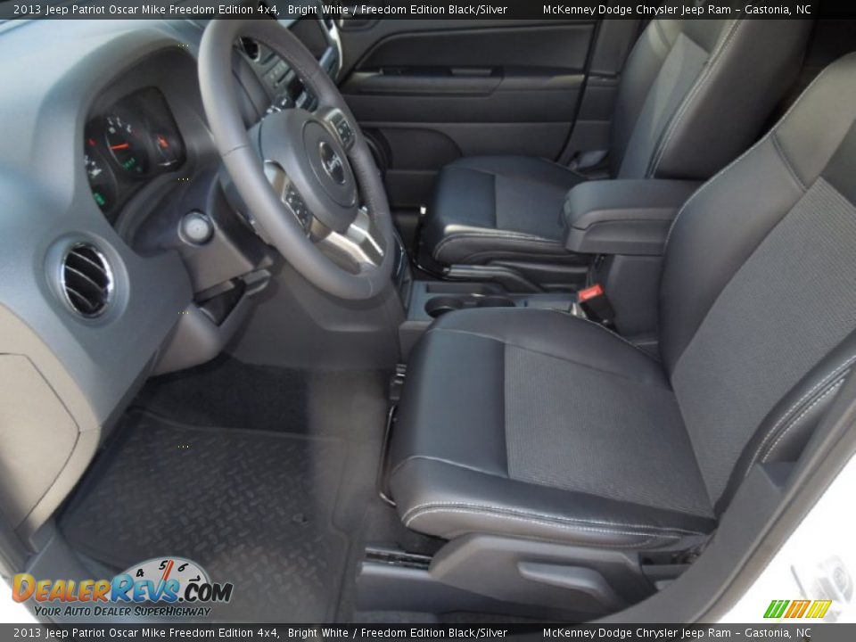 Freedom Edition Black/Silver Interior - 2013 Jeep Patriot Oscar Mike Freedom Edition 4x4 Photo #9