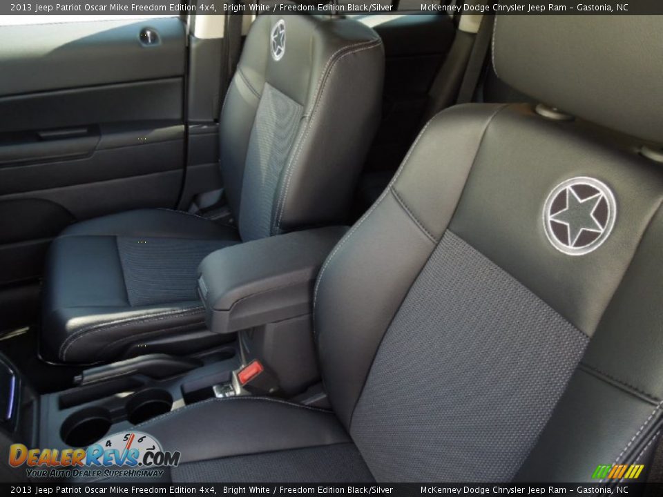 Front Seat of 2013 Jeep Patriot Oscar Mike Freedom Edition 4x4 Photo #10