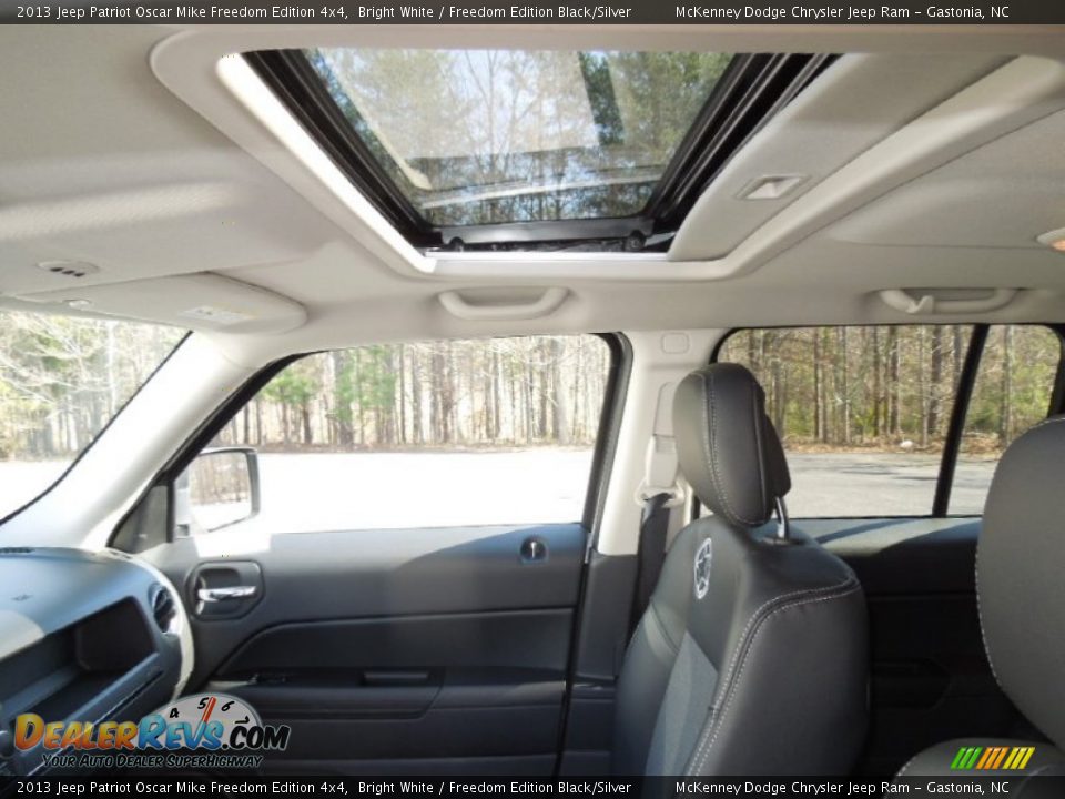 2013 Jeep Patriot Oscar Mike Freedom Edition 4x4 Bright White / Freedom Edition Black/Silver Photo #11