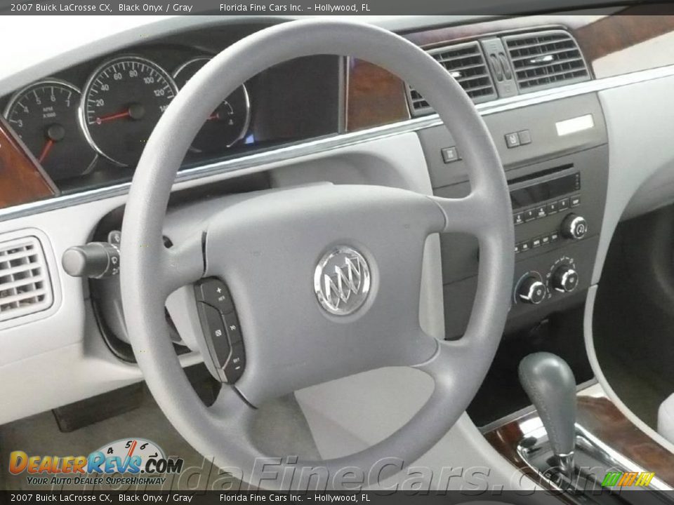 2007 Buick LaCrosse CX Black Onyx / Gray Photo #12