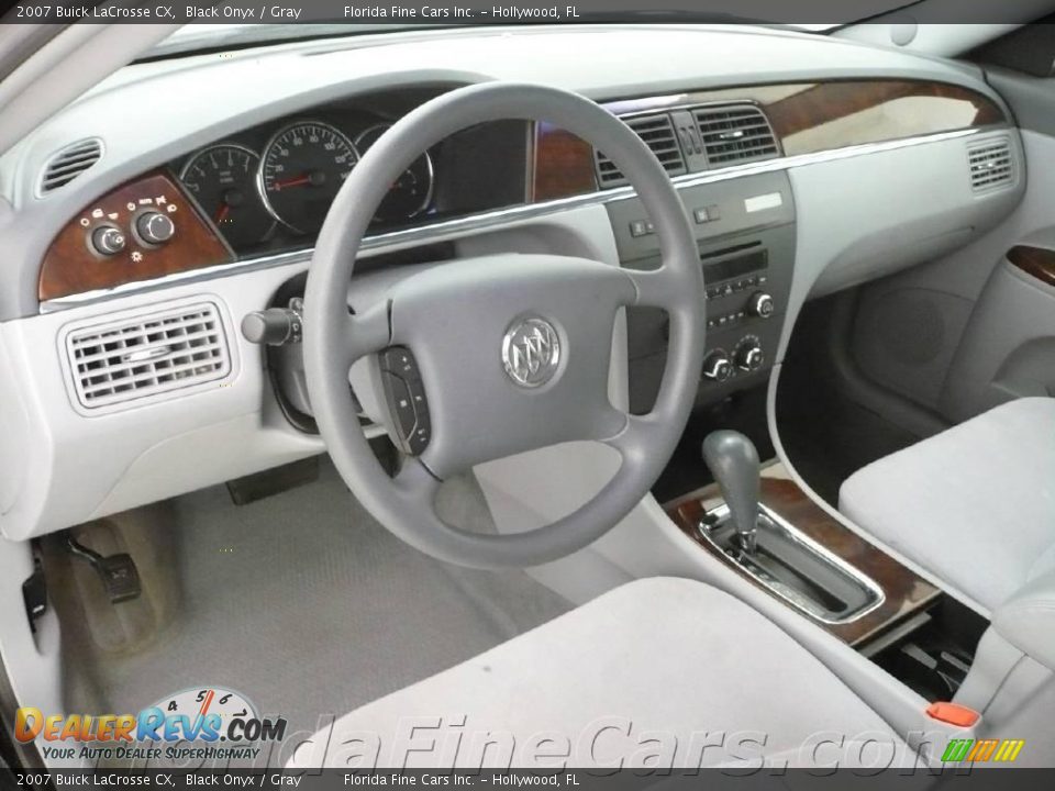 2007 Buick LaCrosse CX Black Onyx / Gray Photo #13