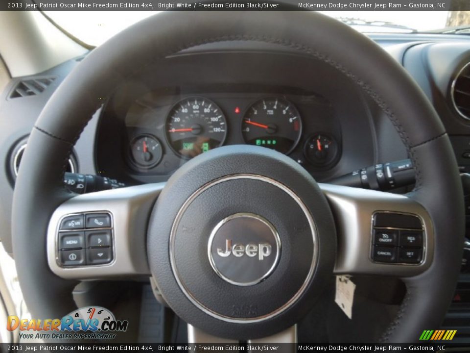 2013 Jeep Patriot Oscar Mike Freedom Edition 4x4 Steering Wheel Photo #19