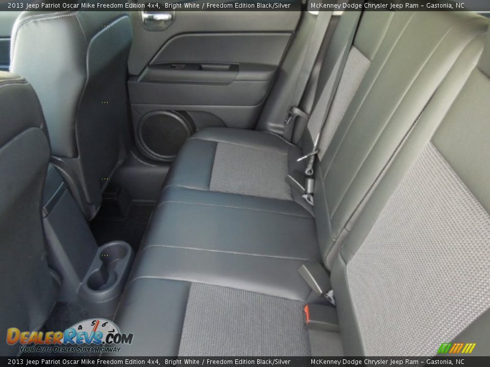 Rear Seat of 2013 Jeep Patriot Oscar Mike Freedom Edition 4x4 Photo #21