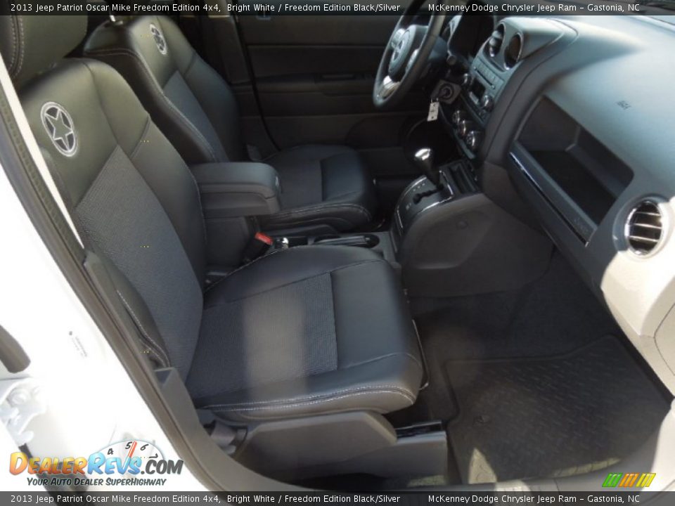 Front Seat of 2013 Jeep Patriot Oscar Mike Freedom Edition 4x4 Photo #23