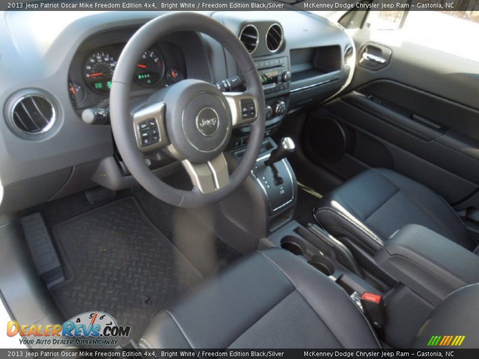 Freedom Edition Black/Silver Interior - 2013 Jeep Patriot Oscar Mike Freedom Edition 4x4 Photo #27