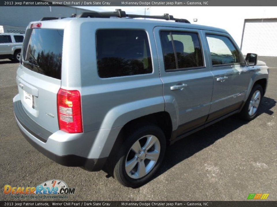 2013 Jeep Patriot Latitude Winter Chill Pearl / Dark Slate Gray Photo #5