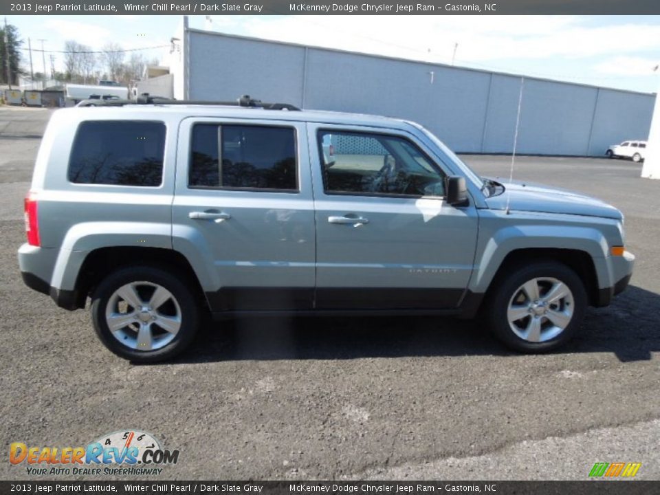 2013 Jeep Patriot Latitude Winter Chill Pearl / Dark Slate Gray Photo #6
