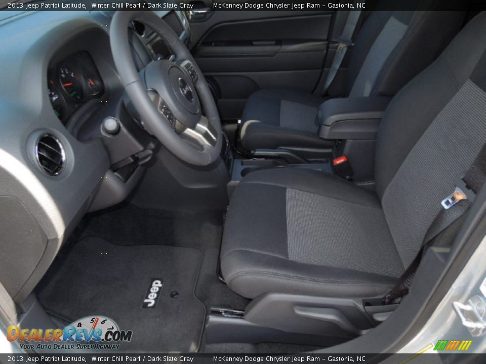 2013 Jeep Patriot Latitude Winter Chill Pearl / Dark Slate Gray Photo #8