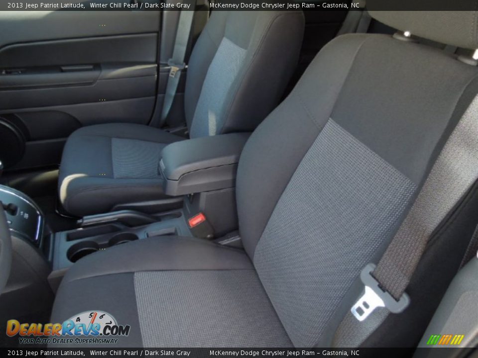 2013 Jeep Patriot Latitude Winter Chill Pearl / Dark Slate Gray Photo #9