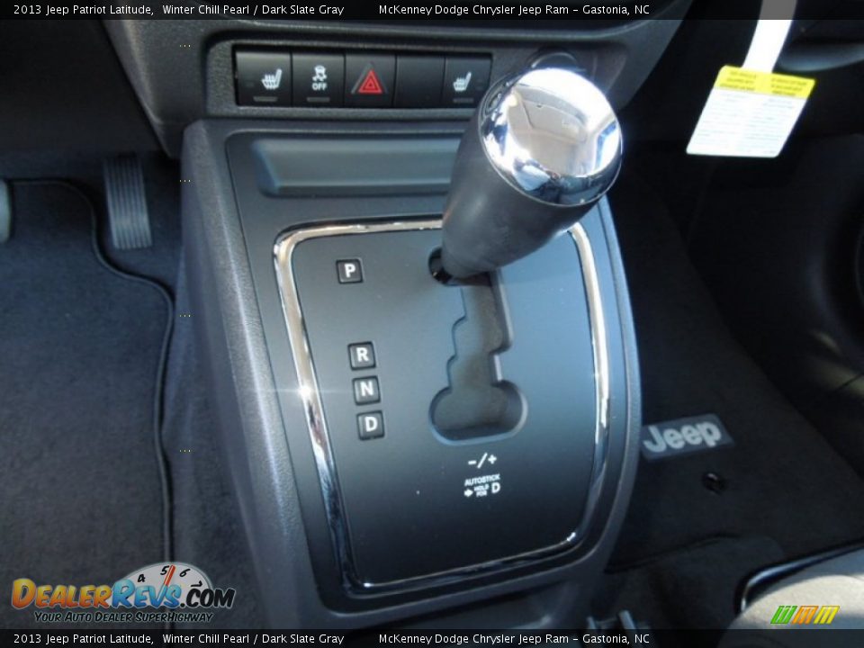 2013 Jeep Patriot Latitude Winter Chill Pearl / Dark Slate Gray Photo #12