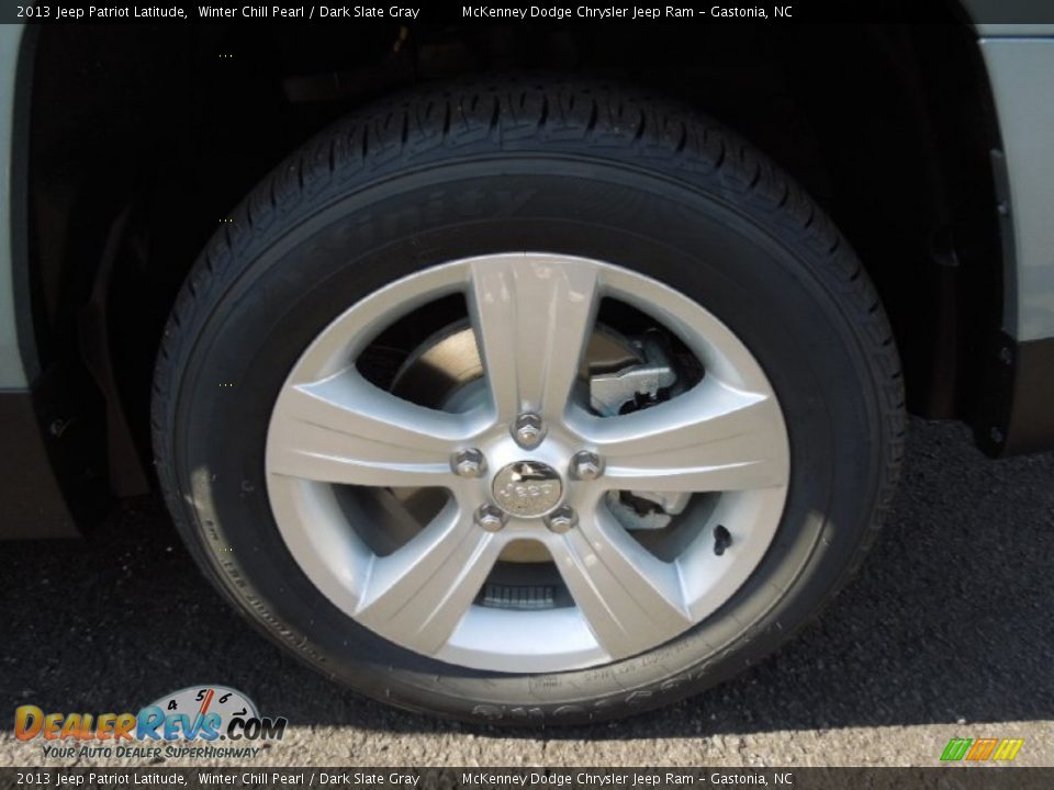 2013 Jeep Patriot Latitude Winter Chill Pearl / Dark Slate Gray Photo #22