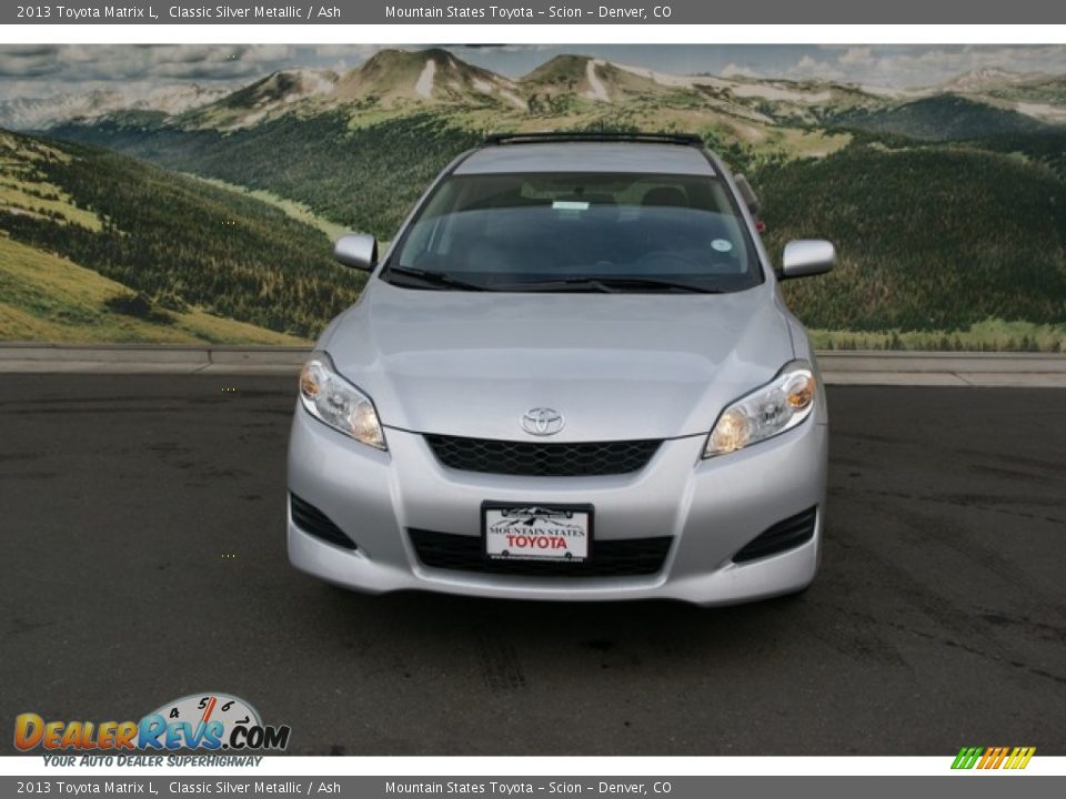 2013 Toyota Matrix L Classic Silver Metallic / Ash Photo #3