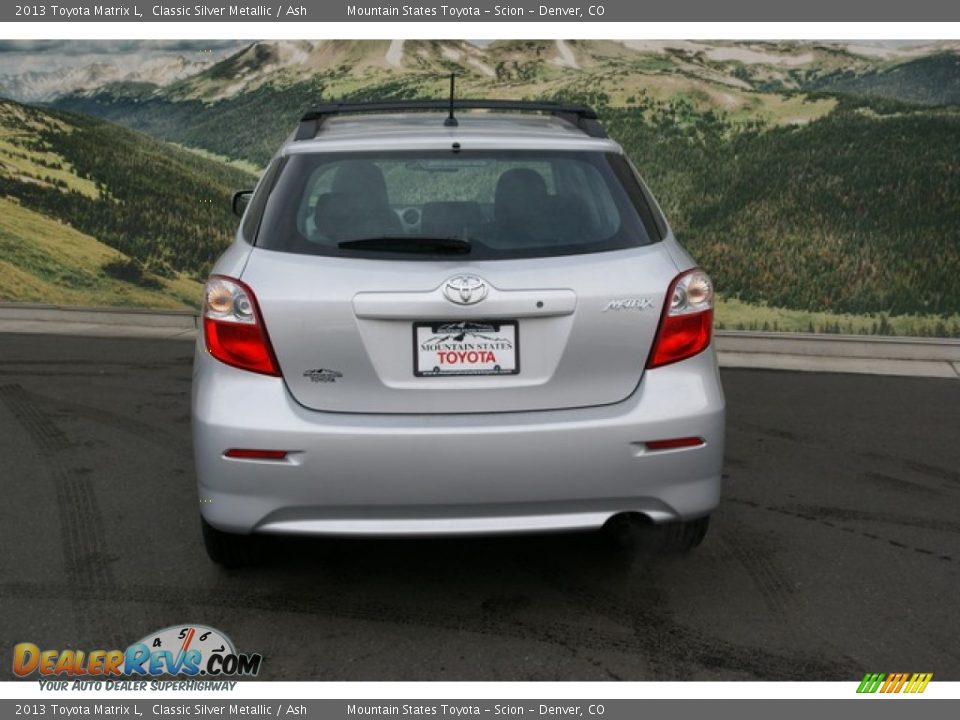 2013 Toyota Matrix L Classic Silver Metallic / Ash Photo #4