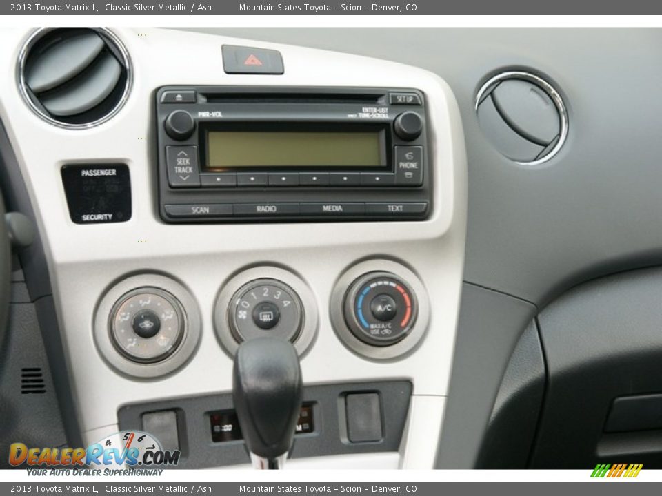 2013 Toyota Matrix L Classic Silver Metallic / Ash Photo #6