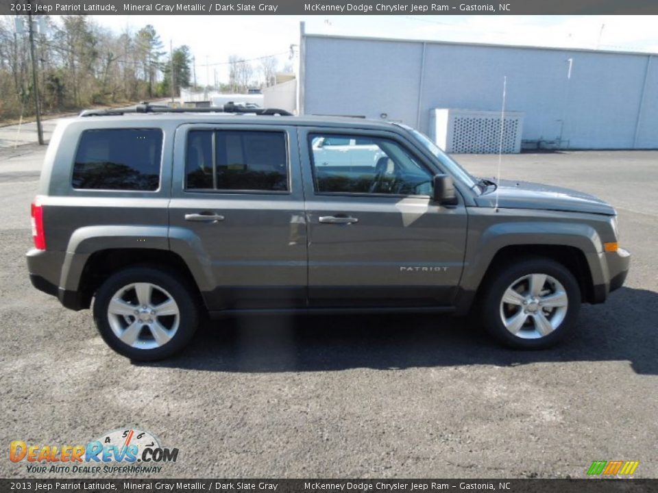 2013 Jeep Patriot Latitude Mineral Gray Metallic / Dark Slate Gray Photo #6