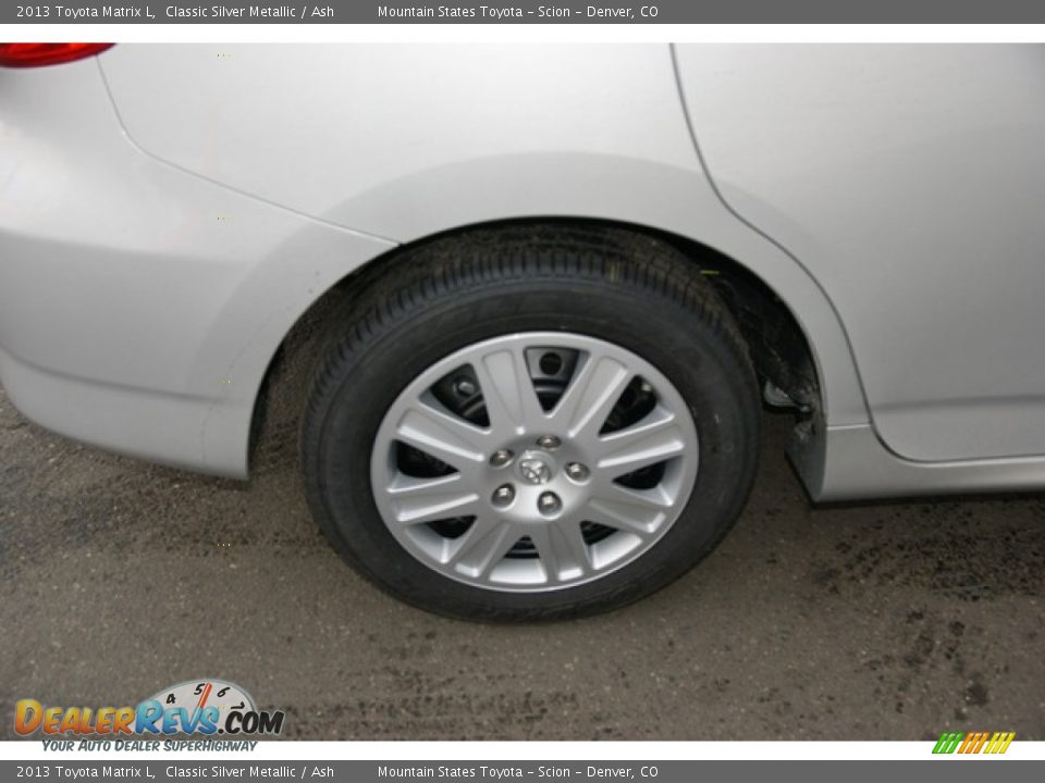 2013 Toyota Matrix L Classic Silver Metallic / Ash Photo #9