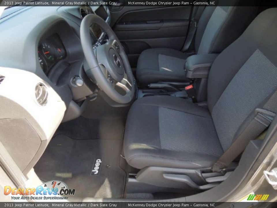 2013 Jeep Patriot Latitude Mineral Gray Metallic / Dark Slate Gray Photo #8